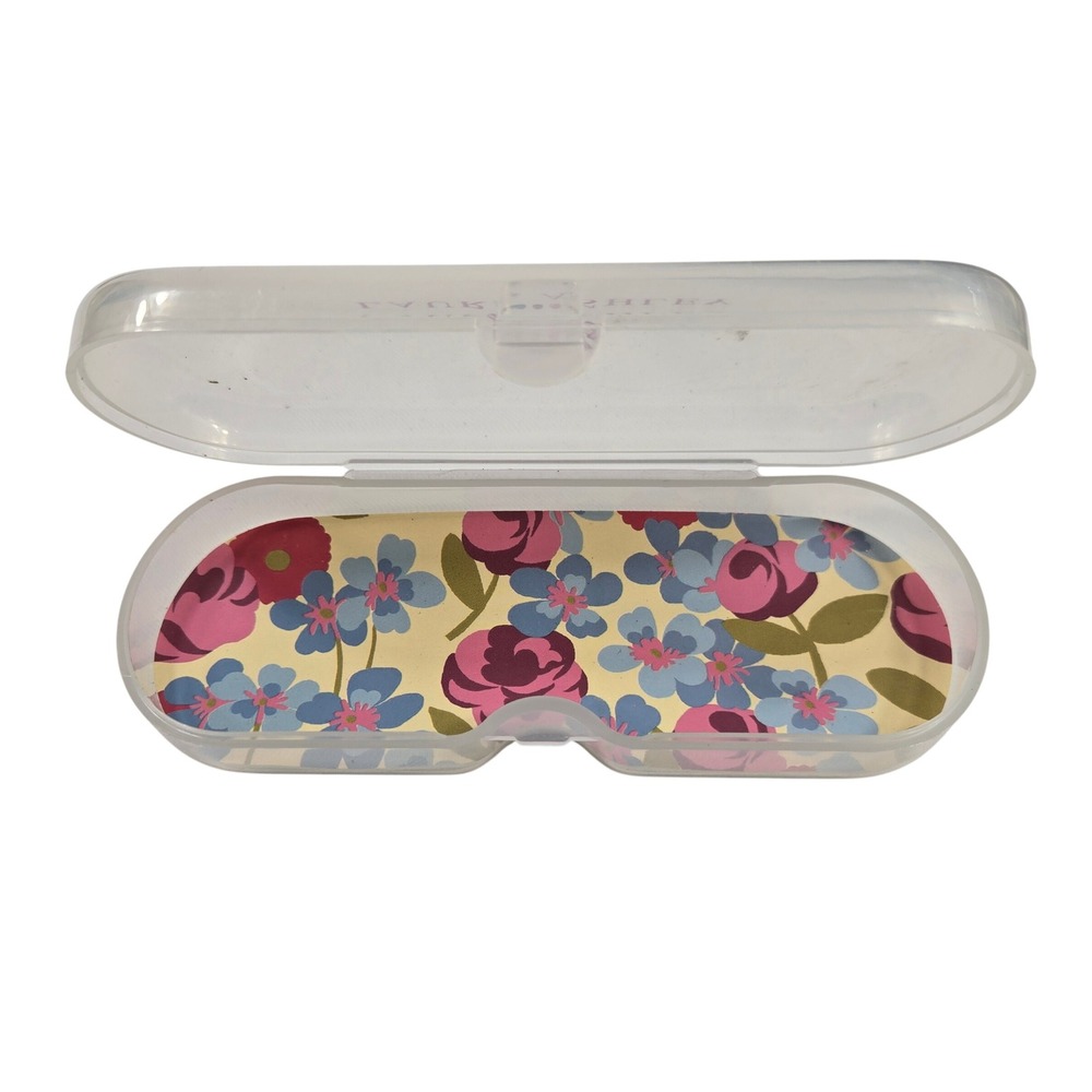 Laura‎ Ashley Girls Eyeglasses Case Floral Print Kids Glasses Holder New